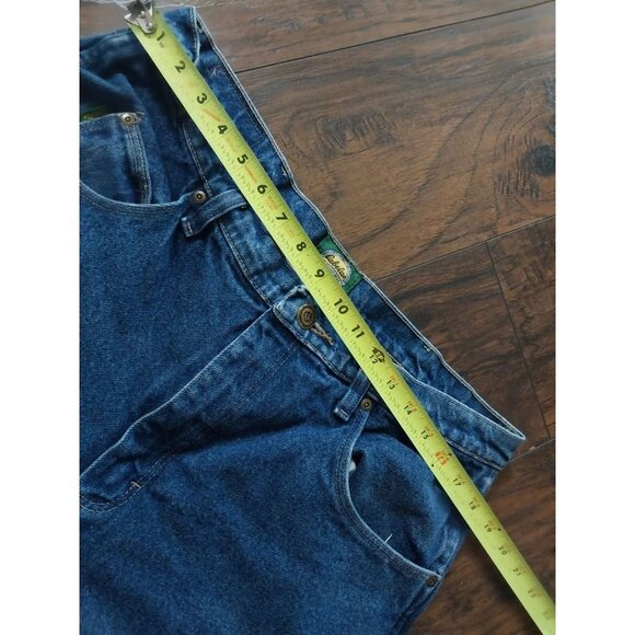 Cabela's Flannel Lined Jeans Dark Wash Straight Leg Men's Sz 36x30 - Picture 9 of 12